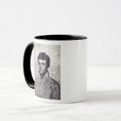 Porträt von Evariste Galois Tasse (Vorderseite Links)