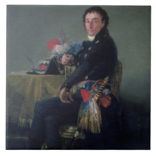 Porträt von Ferdinand Guillemardet (1765-1809) 179 Fliese