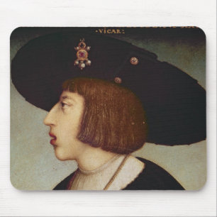 Porträt von Ferdinand I, heiliger römischer Kais Mousepad