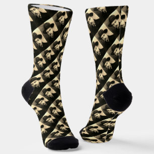 Porträt von Fernando Pessoa Socken