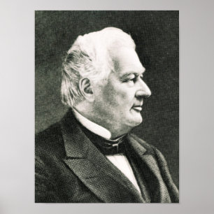 Porträt von Fillmore Millard Poster