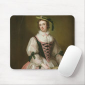 Porträt von Frances Macartney, c.1745 Mousepad (Mit Mouse)