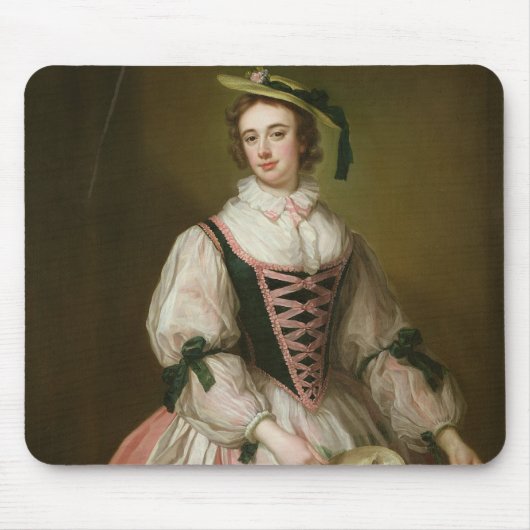 Porträt von Frances Macartney, c.1745 Mousepad (Vorne)