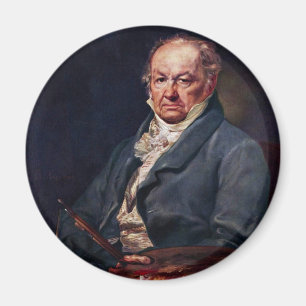 Porträt von Francisco De Goya By Vicente Lã ³ Pez Magnet