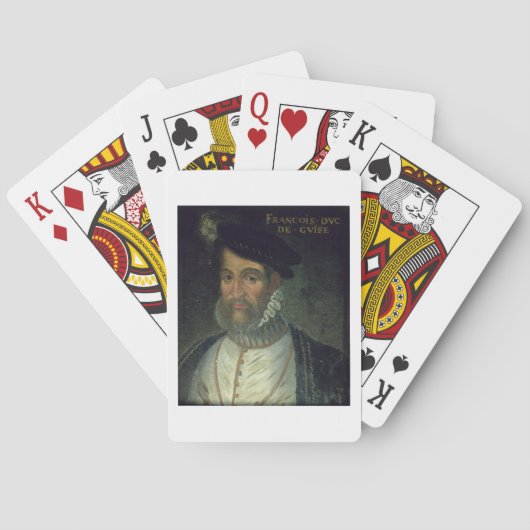 Porträt von Francois, 2. Herzog Guise (1519-63) Spielkarten (Rückseite)