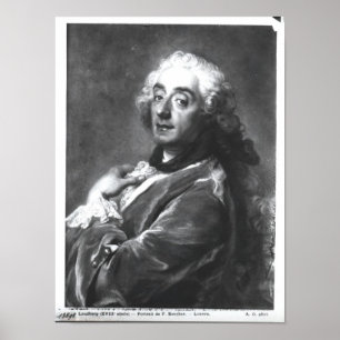 Porträt von Francois Boucher 1741 Poster