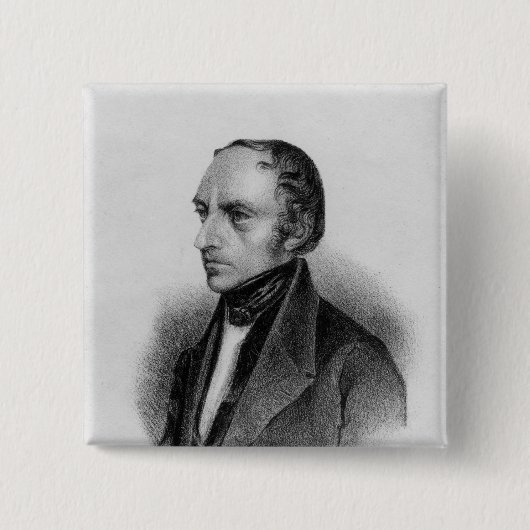 Porträt von Francois Guizot Button (Vorderseite)