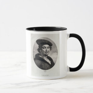 Porträt von Francois Villon Tasse