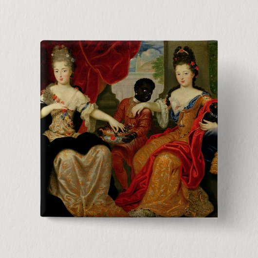 Porträt von Francoise-Marie de Bourbon Button (Vorderseite)