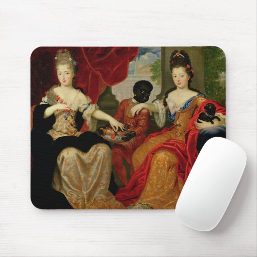 Porträt von Francoise-Marie de Bourbon Mousepad (Mit Mouse)