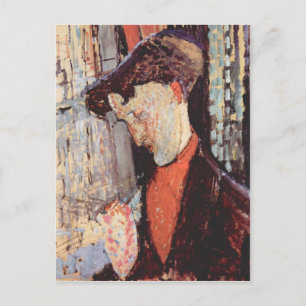 Porträt von Frank Burty Haviland von Modigliani Postkarte