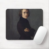 Porträt von Franz Liszt 1839 Mousepad (Mit Mouse)