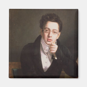 Porträt von Franz Schubert, österreichischer Magnet