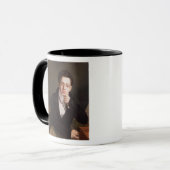 Porträt von Franz Schubert, österreichischer Tasse (Vorderseite Links)