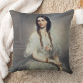 Porträt von Frau C.W.Stoughton (d.1907), Drei-Quar Kissen (Decke)