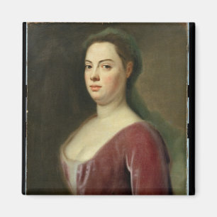 Porträt von Frau Denner Magnet