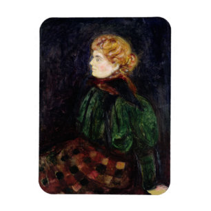 Porträt von Frau Maximilian Harden Magnet