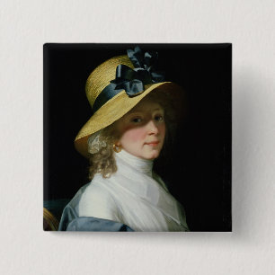 Porträt von Frau Senator Elisabeth Hudtwalcker Button