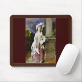 Porträt von Frau Thomas Graham By Thomas Gainsboro Mousepad (Mit Mouse)