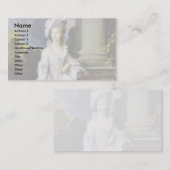 Porträt von Frau Thomas Graham By Thomas Gainsboro Visitenkarte (Vorne/Hinten)