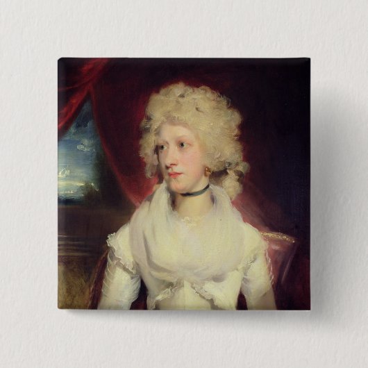Porträt von Fräulein Martha Carr (Öl auf Leinwand) Button (Vorderseite)