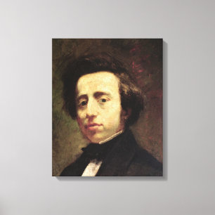 Porträt von Frederic Chopin 2 Leinwanddruck