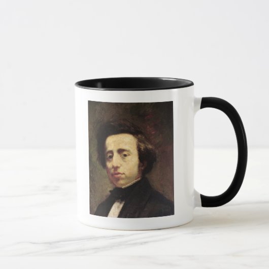 Porträt von Frederic Chopin 2 Tasse (Rechts)