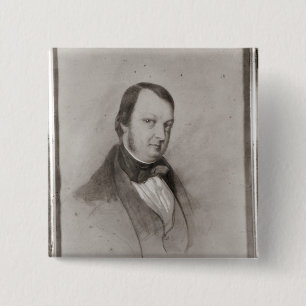 Porträt von Frederic Chopin Button