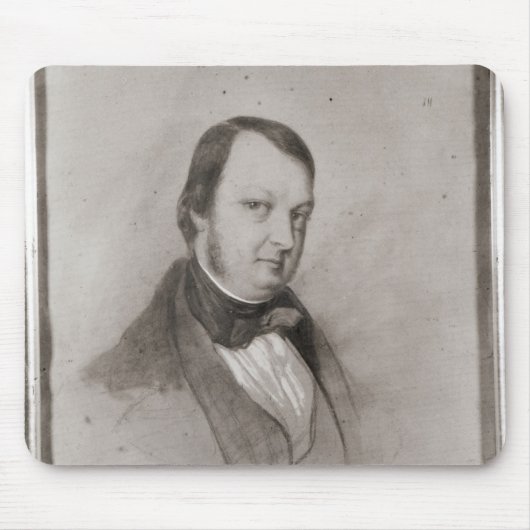 Porträt von Frederic Chopin Mousepad (Vorne)