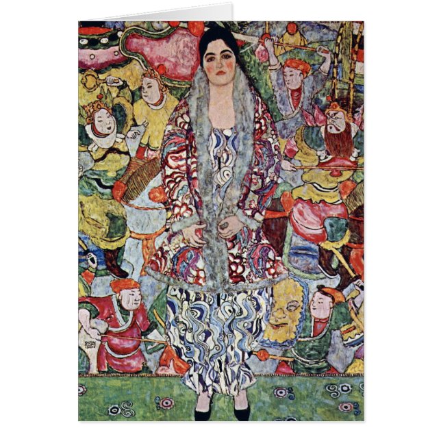 Porträt von Frederika Maria Bier durch Gustav (Vorne)