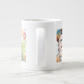 Porträt von Frida Kahlo Jumbo-Tasse (Rückseite)