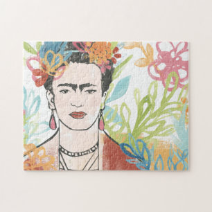 Porträt von Frida Kahlo Puzzle
