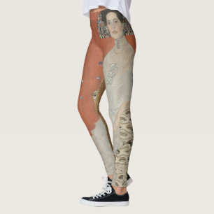 Porträt von Fritza Riedler von Gustav Klimt Leggings