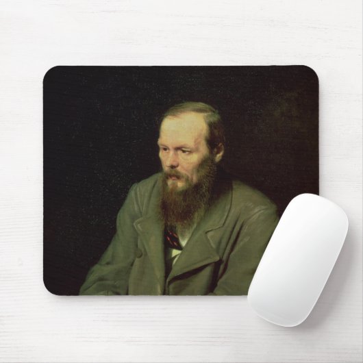 Porträt von Fyodor Dostoyevsky 1872 Mousepad (Mit Mouse)