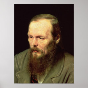 Porträt von Fyodor Dostoyevsky 1872 Poster