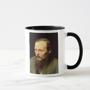 Porträt von Fyodor Dostoyevsky 1872 Tasse