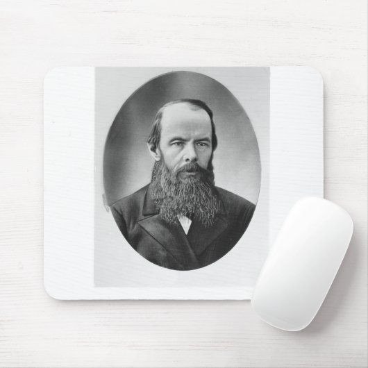 Porträt von Fyodor Mikhailovich Dostoyevsky Mousepad (Mit Mouse)