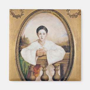 Porträt von Gaspard Deburau als Pierrot, c.1815 Magnet