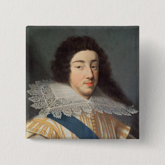 Porträt von Gaston d'Orleans Button (Vorderseite)