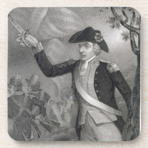 Porträt von General Francis Marion am Kampf O Getränkeuntersetzer