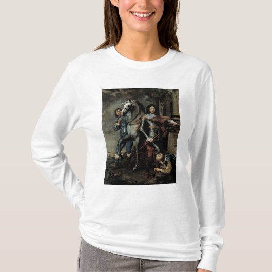 Porträt von General Ottavio Piccolomini T-Shirt (Vorderseite)