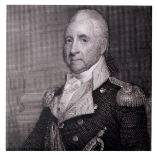Porträt von Generalmajor-John-Bächen, vorbei Fliese