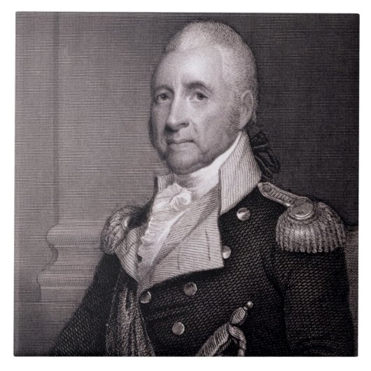 Porträt von Generalmajor-John-Bächen, vorbei Fliese (Vorderseite)
