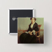 Porträt von Genevieve Celine, 1850 (Öl auf Button (Vorne & Hinten)