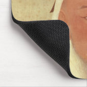 Porträt von Genghis Khan, Mongole Khan Mousepad (Ecke)