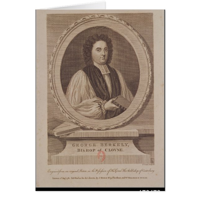 Porträt von George Berkeley-Bischof (Vorne)