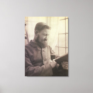 Porträt von George Bernard Shaw (1856-1950) als Y Leinwanddruck