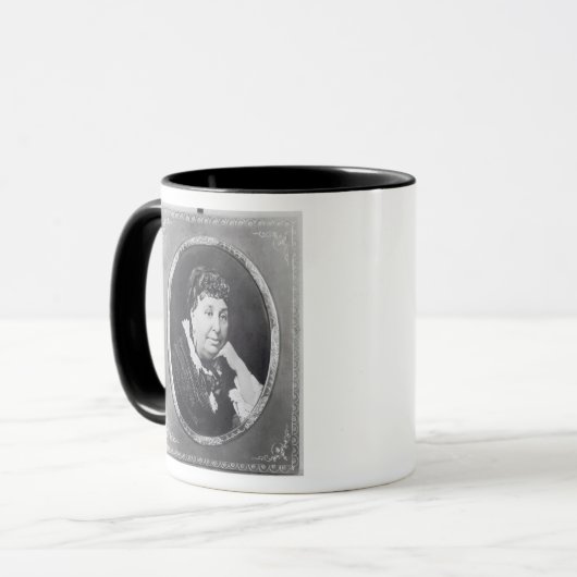 Porträt von George Sand Tasse (Vorderseite Links)