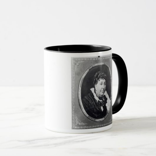 Porträt von George Sand Tasse (VorderseiteRechts)