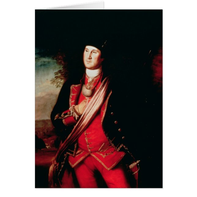 Porträt von George Washington 1772 (Vorne)